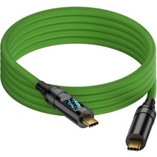 1001 Type C To Type C 100W Hızlı Şarj 20GBPS Veri Transfer Hızı 8K60Hz Görüntü Aktarım Kablosu 2
