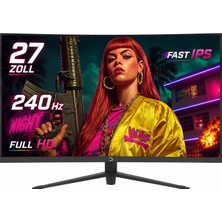 1001 Sonic V40 27″ 240Hz 0.5ms Fast IPS Fhd Rgb Gaming Monitör (Sıfır Ölü Piksel Garantili)