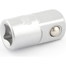 1001 Izeltaş 1507060004 Lokma Adaptörü, Krom, 1/4"f x 3/8"m
