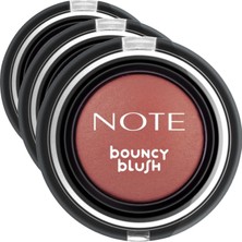 1001 Cosmetics Bouncy Blush 04 Sunkiss Yumuşak Kremsi Allık (3 Paketi)