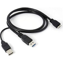 1001 4574 Micro USB 3.0 HDD Harddisk Bağlantı Veri Ara Y Kablosu (1.5 Metre)