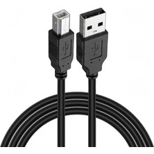 1001 USB To Usb-B Yazıcı Tarayıcı Printer Kablosu (5 Metre) - Pc ve Laptop ile Yazıcı Ara Bağlant�