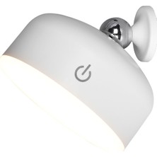 1001 Lenda 02 Beyaz Şarjlı Ledli Aplik 1X1.8W 3000K