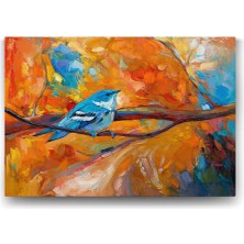 1001 Kuş Yağlı Boya Tablo - 60X40CM