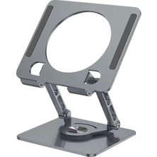 1001 360 Derece Dönebilir Laptop ve Tablet Standı – Paslanmaz Çelik, Ayarlanabilir Yükseklik, Katla