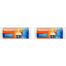 1001 Macromax Ekstra Güçlü Çöp Torbası Küçük Boy 40X50 Cm, Soft Kokulu 30 Adet 2li Paket
