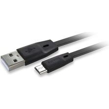 1001 DLC2519CB/97 USB - Micro USB 1.8m Şarj Kablosu Siyah