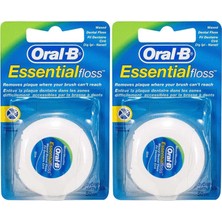 1001 Essential Floss Naneli ve Mumlu Diş Ipi 50 M x 2 Adet
