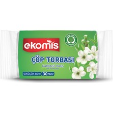 1001 Küçük Boy Çöp Torbası 30 Adet – 40 x 50 cm Doğa Dostu Geri Dönüştürülebilir Dayanıkl�
