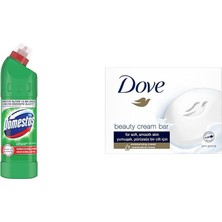 1001 Yoğun Kıvamlı Çamaşır Suyu Maksimum Hijyen Dağ Esintisi, 750 Ml(6) Dove Beauty Cream Bar Kat�