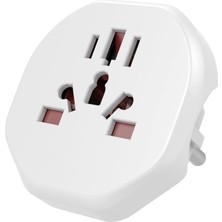 1001 Evrensel Seyahat Priz Adaptörü 2300W Universal Fiş Dönüştürücü Eu Avrupa Priz Adaptörü Ab
