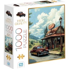 1001 Eski Yol 1000 Parça 2,2mm Kalınlık 48X68CM Profesyonel Hobi Puzzle Yapboz Serisi