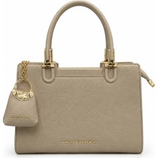 Just Polo Çapraz Askılı Kadın  Çantası Vizon 10064