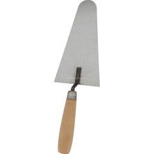 1001 Ahşap Saplı Sıvacı Malası, 24 Cm, Paslanmaz Yay Çeliği, Ergonomik Tasarım, Dayanıklı Yapı