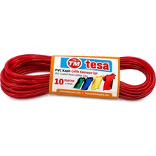 1001 Tesa Pvc Kaplı Çelik Çamaşır Ipi 10 Metre – Dayanıklı Paslanmaz Çelik Iç Telli Çamaş�