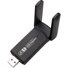 1001 Wireless Adaptör Wifi Ağ Kartı Masaüstü Bilgisayar Pc ile Uyumlu 2,4g 5g Destekler 1300MBPS USB