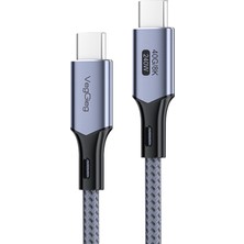 1001 USB 4.0 E-Mark 240W 40GBPS Thunderbolt 4 8k 60Hz Type-C Görüntü Hızlı Şarj ve Data Kablosu 50