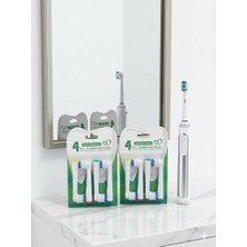 1001 O- B Için Yedek Fırça Başlıkları, Oral B Braun Için 8 Adet Elektrikli Diş Fırçası Başlı