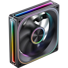 1001 ZA-120B Pc Kasa Fanı, 4 Taraflı Sonsuzluk Aynalı Sessiz Bilgisayar Argb Fanı 2400RPM, Pwm Entegr