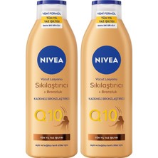 1001 Q10 Sıkılaştırıcı ve Bronzlaştırıcı Vücut Losyonu 250ML, Kademeli Doğal Bronzluk, 7 Gün
