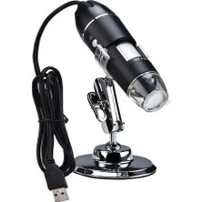 1001 1600X Zoom 2mp USB Dijital Mikroskop 8 Ledli Kamera Saç, Cilt Analizi, Eğitim, Endüstriyel
