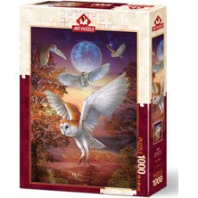 1001 Ayışığı Baykuşları 1000 Parça Puzzle