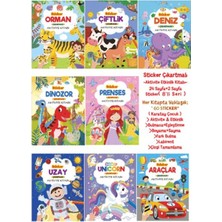Karatay Çocuk Yayınları Sticker Çıkartmalı Aktivite Kitabı (8 Seri)