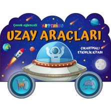 Artenino Taşıtlar Serisi - Uzay Araçları Çıkartmalı Etkinlik Kitabı