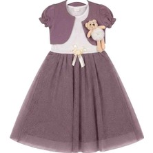 Güler Butik Kız Çocuk Bolero Detaylı Tüllü Abiye Elbise Şık Özel Gün Düğün Doğum Günü Bayram Mezuniyet
