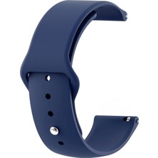 Caseonn Tcl Movetime MT48 Kordon Esnek Spor Silikon Kayış Lacivert