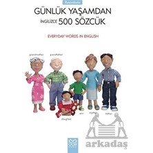 1001 Çiçek Kitaplar Resimlerle Günlük Yaşamdan 500 Sözcük