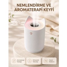 Nemere Ithalat Aroma Difüzör Hava Nemlendirici Sessiz Çalışma LED Gece Lambası