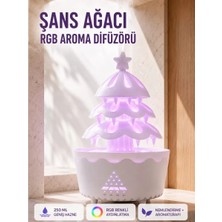 Nemere Ithalat Şans Ağacı 250 ml Ultrasonik Hava Nemlendirici Rgb Işıklı Aroma Difüzörü