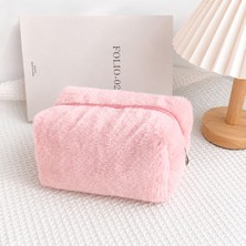 Balevien Yumuşak Peluş Dokulu Makyaj Çantası