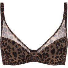 Agent Provocateur Lucky Leopar Desenli Dolgulu Sütyen - Günlük Konfor ve Şıklık Için Ince Detaylı Tasarım