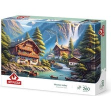 1001 Ahşap Evler Vadisi 260 Parça Puzzle