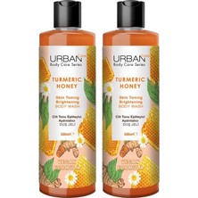 1001 Turmeric Honey Cilt Tonu Eşitleyici ve Aydınlatıcı Duş Jeli 500 Ml- Vegan 2li Paket