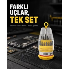 Nemere Ithalat Elektronik Tamir Tornavida Seti Ateşe Dayanıklı ve Ergonomik
