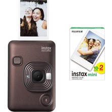 1001 Mini Liplay Hybrid Deep Bronze Fotoğraf Makinesi 20'li Film