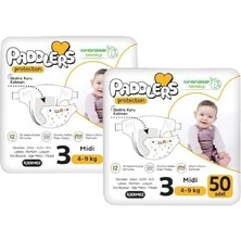 1001 Protection Bebek Bezi 3 Numara (100 Adet) Bakım Seti