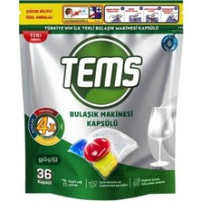 1001 Dördü Bir Arada Bulaşık Makinesi Kapsülü, 36'lı, 403 gr