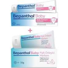 1001 Baby Pişik Önleyici Merhem 100 Gr+ Baby Pişik Önleyici Merhem 50 gr P10550