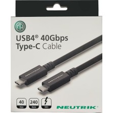 1001 Usb4 40GBPS Typce-C Kablo 0,8 M