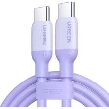 1001 Usb-C 3A/60W Hızlı Şarj Kablosu, 1m, Mor