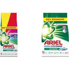 1001 Dağ Esintisi Renklilere Özel 12 kg Hızlı Çözünme Toz Çamaşır Deterjanı+Ariel Dağ Esintis