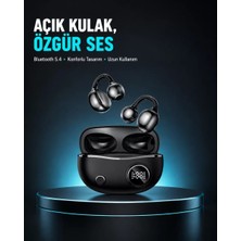 Nemere Ithalat Açık Kulak Bluetooth Kulaklık 5.4 Aptx Destekli Ergonomik Tasarım
