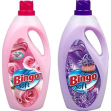 1001 Soft Yumuşatıcı 3 Lt Gülpembe ve Lavanta 2 Li Paket