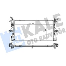 Universal Radyatör  Fıat Ducato Iv 2015- Peugeot Boxer Cıtroen Jumper  (Mt) Al/pl/brz 26 mm (780X398X26)