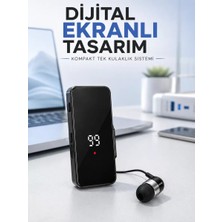 Nemere Ithalat Tek Kulaklıklı Bluetooth Kulaklık Klipsli Mini Taşınabilir Müzik ve Görüşme Cihazı