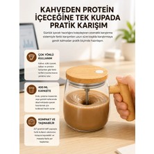 Nemere Ip6 Su Sızdırmaz Şarjlı Kupa 3D Karıştırma, 400 ml Yeni Nesil